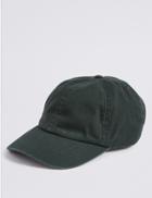 Marks & Spencer Pure Cotton Baseball Cap Olive