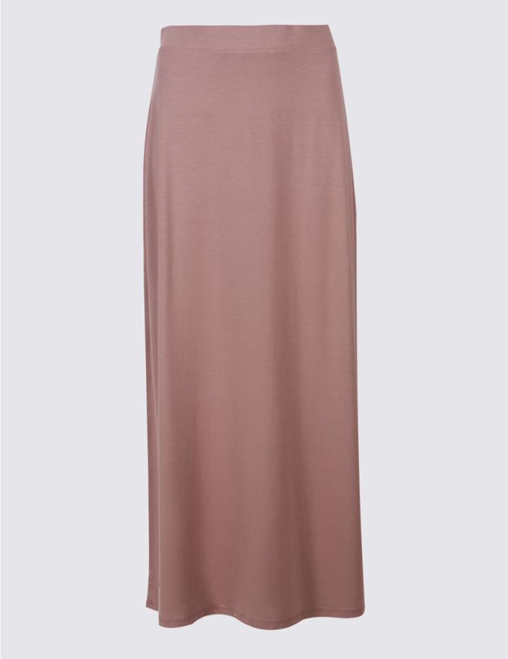 Marks & Spencer Jersey Maxi Skirt Cocoa
