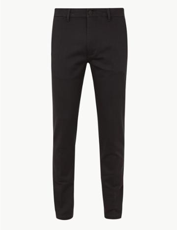 Marks & Spencer Skinny Fit Cotton Rich Chinos Charcoal