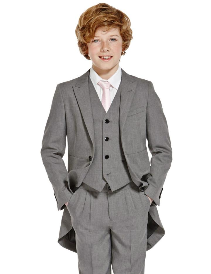 Marks & Spencer Morning Blazer (3-14 Years) Light Grey