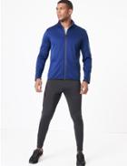 Marks & Spencer Active Fleece Funnel Neck Jacket Indigo