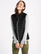 Marks & Spencer Down & Feather Gilet With Stormwear&trade; Black