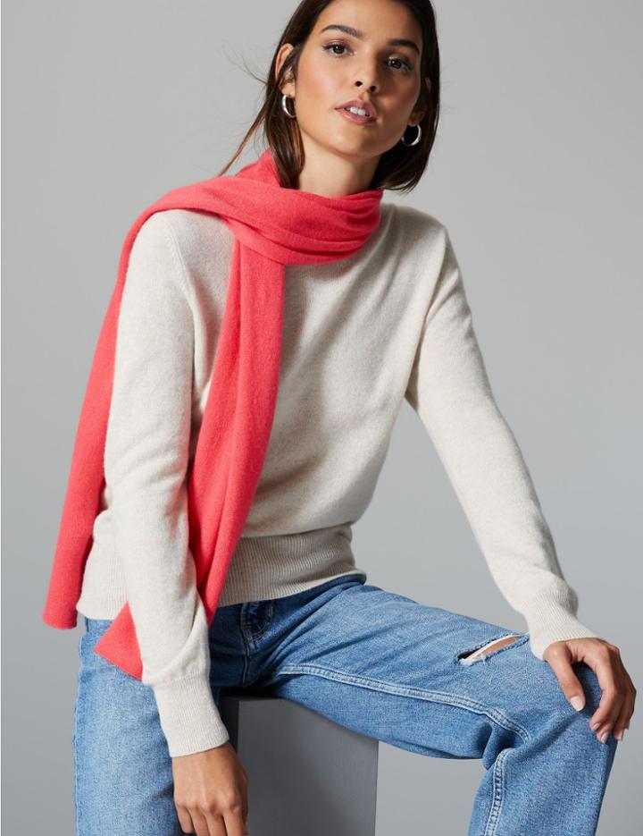 Marks & Spencer Pure Cashmere Scarf Crimson