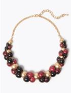 Marks & Spencer Beaded Necklace Purple Mix