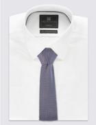 Marks & Spencer Knitted Tie Mid Grey