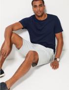 Marks & Spencer Super Light Weight Longer Length Chino Shorts Grey