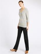 Marks & Spencer Slim Boot Cut Denim Jeans Black