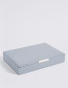 Marks & Spencer Medium Sleek Jewellery Box Duck Egg