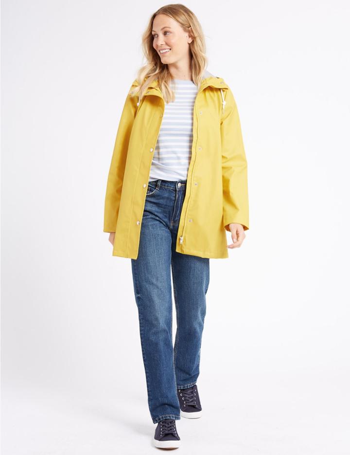 Marks & Spencer Hooded Anorak With Stormwear&trade; Buttercup