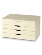 Marks & Spencer Rectangular Faux Leather Large Jewellery Box Cream Mix