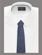 Marks & Spencer Fleck Textured Tie Periwinkle