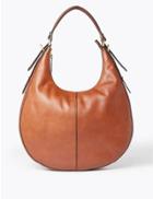 Marks & Spencer Leather Hobo Bag Tan