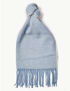 Marks & Spencer Textured Woven Scarf Blue Mix