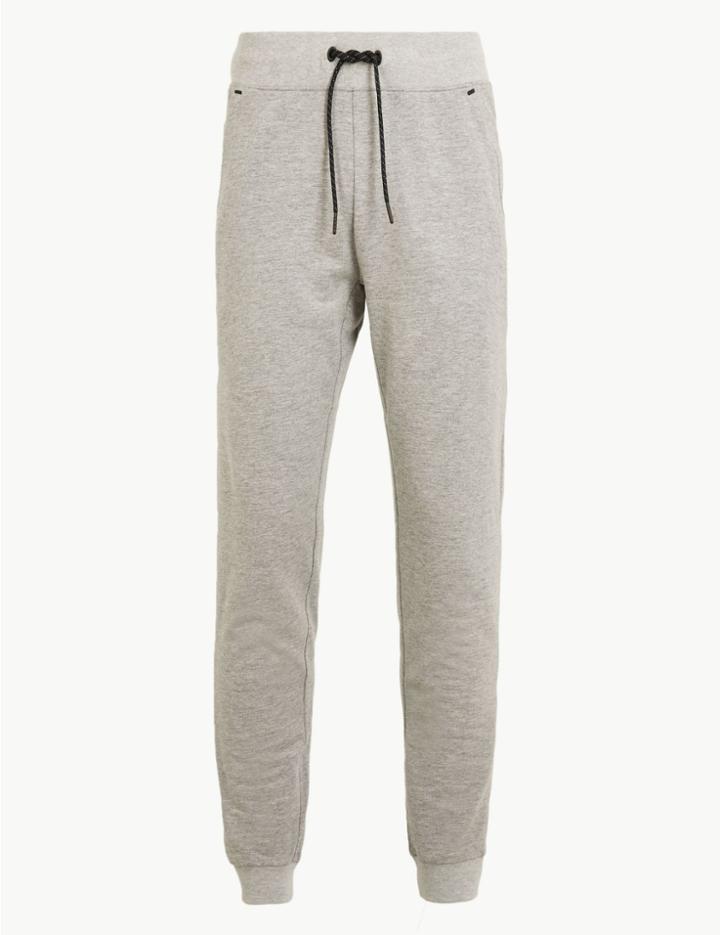 Marks & Spencer Active Moisture Wicking Joggers Light Grey