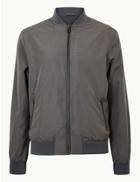 Marks & Spencer Bomber Jacket With Stormwear&trade; Grey