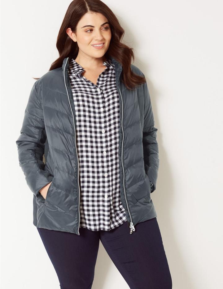Marks & Spencer Curve Padded Jacket With Stormwear&trade; Black