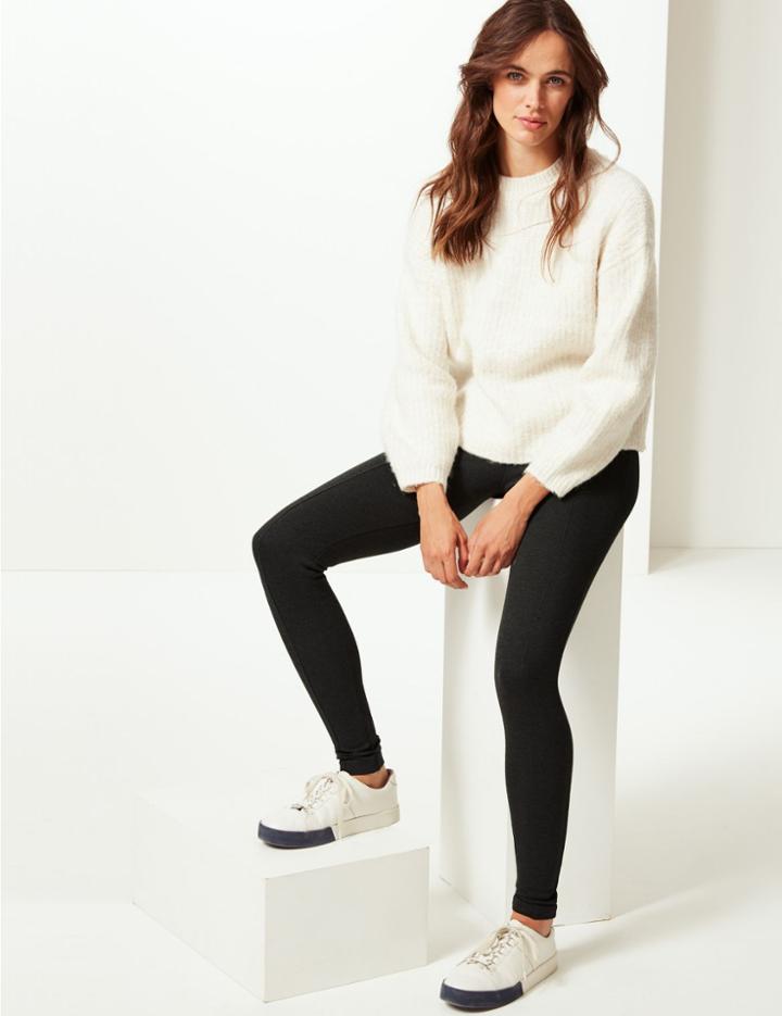 Marks & Spencer Sculpt & Lift High Waist Leggings Grey Marl
