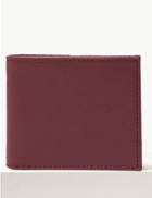 Marks & Spencer Faux Leather Bi-fold Wallet With Cardsafe&trade; Burgundy