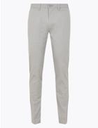 Marks & Spencer Skinny Fit Smart Chinos Light Grey