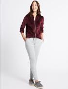 Marks & Spencer Super Soft Elasticated Waist Joggers Grey Mix