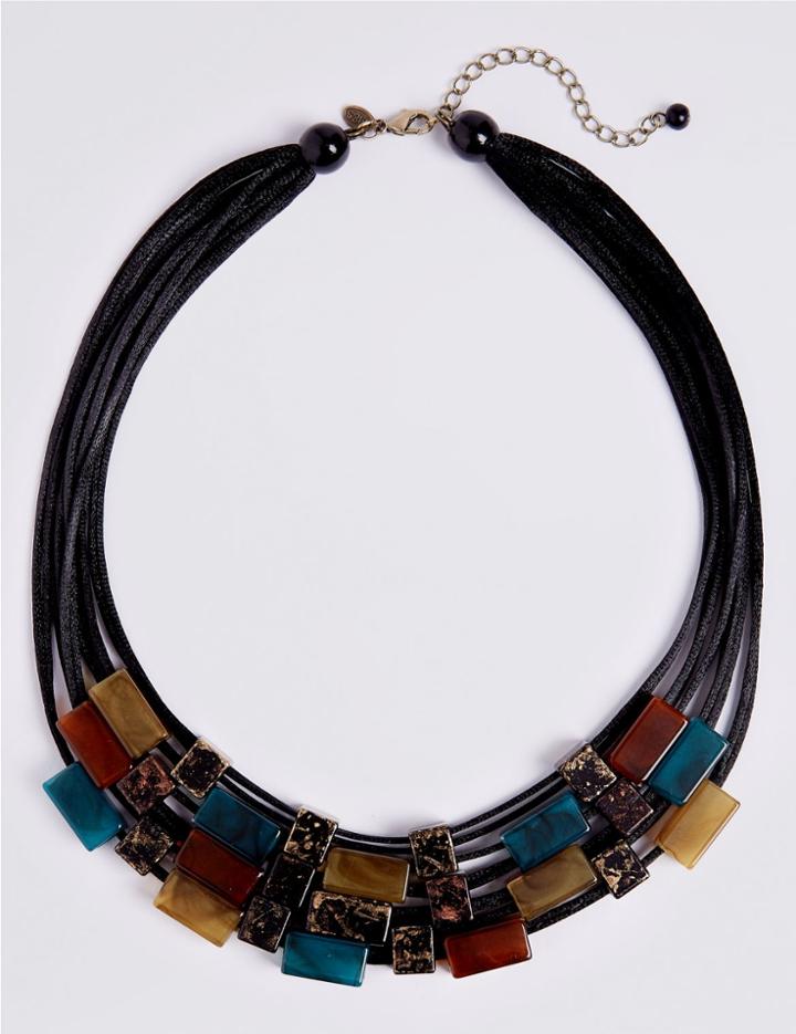 Marks & Spencer Connect Tube Necklace Multi