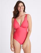 Marks & Spencer Secret Slimming&trade; Non-wired Swimsuit Dd+ Pink