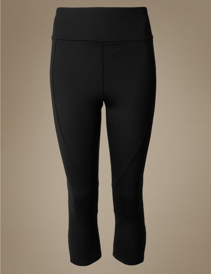 Marks & Spencer Sculpt Cropped Leggings Black