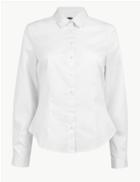 Marks & Spencer Petite Fitted Shirt White