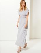 Marks & Spencer Multiway Maxi Dress Silver Grey
