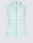 Marks & Spencer Down & Feather Gilet With Stormwear&trade; Sky Blue