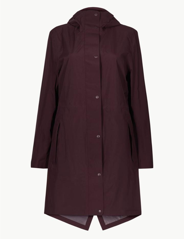Marks & Spencer Waterproof Parka Blackcurrant