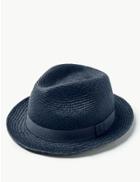 Marks & Spencer Whitney Panama Hat Navy
