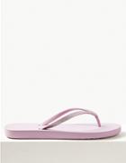 Marks & Spencer Open Toe Glitter Flip-flops Sandals Lilac