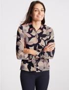 Marks & Spencer Floral Print Long Sleeve Shirt Multi