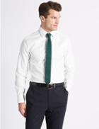 Marks & Spencer Slim Fit Classic Collar Single Cuff Shirt White