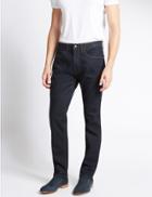 Marks & Spencer Tapered Fit Stretch Jeans With Stormwear&trade; Indigo
