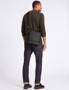 Marks & Spencer Textured Saffiano Crossbody Bag Black