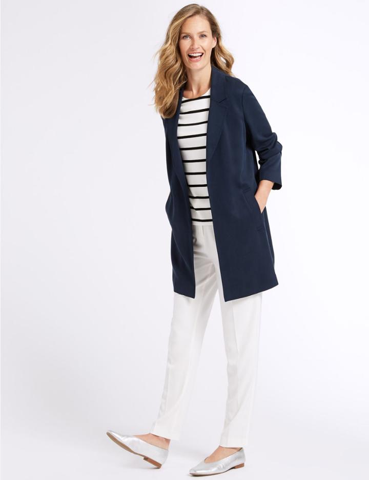 Marks & Spencer Chuck-on Coat Navy