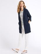 Marks & Spencer Chuck-on Coat Navy
