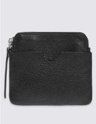 Marks & Spencer Leather Coin Pouch Wallets Black