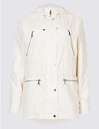 Marks & Spencer Parka With Stormwear&trade; Neutral