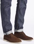 Marks & Spencer Lace-up Chukka Boots Brown