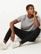 Marks & Spencer New Cotton Blend Cuffed Joggers Black