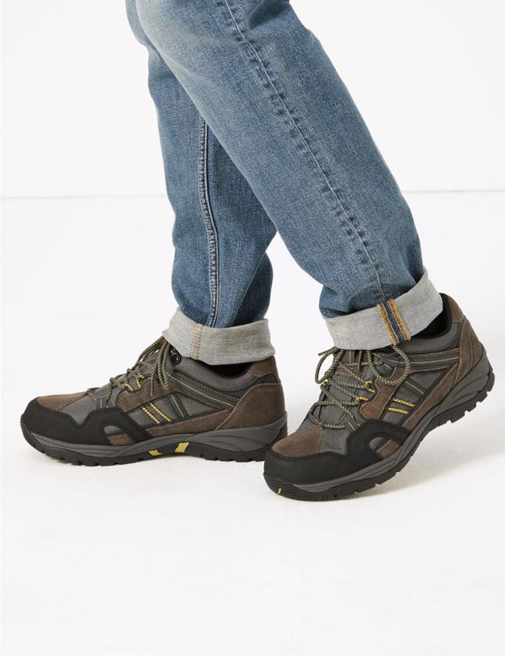 Marks & Spencer Walking Shoes Brown Mix