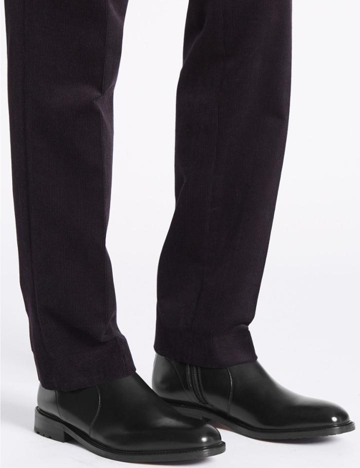 Marks & Spencer Leather Jodphur Boots Black