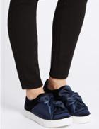 Marks & Spencer Flatform Twist Trainers With Insolia Flex&reg; Navy