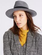 Marks & Spencer Pure Wool Winter Hat With Thinsulate&trade; Grey