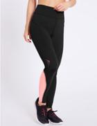 Marks & Spencer Sculpt Colour Block Leggings Very Pink