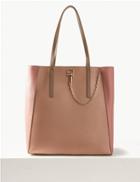 Marks & Spencer Chain Detail Shopper Bag Pink Mix
