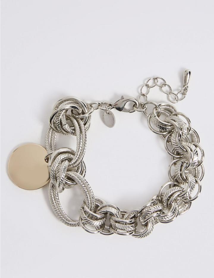 Marks & Spencer Nautical Chain Bracelet Silver Mix